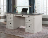 Palladia  Executive Home Office Desk in Glacier Oak