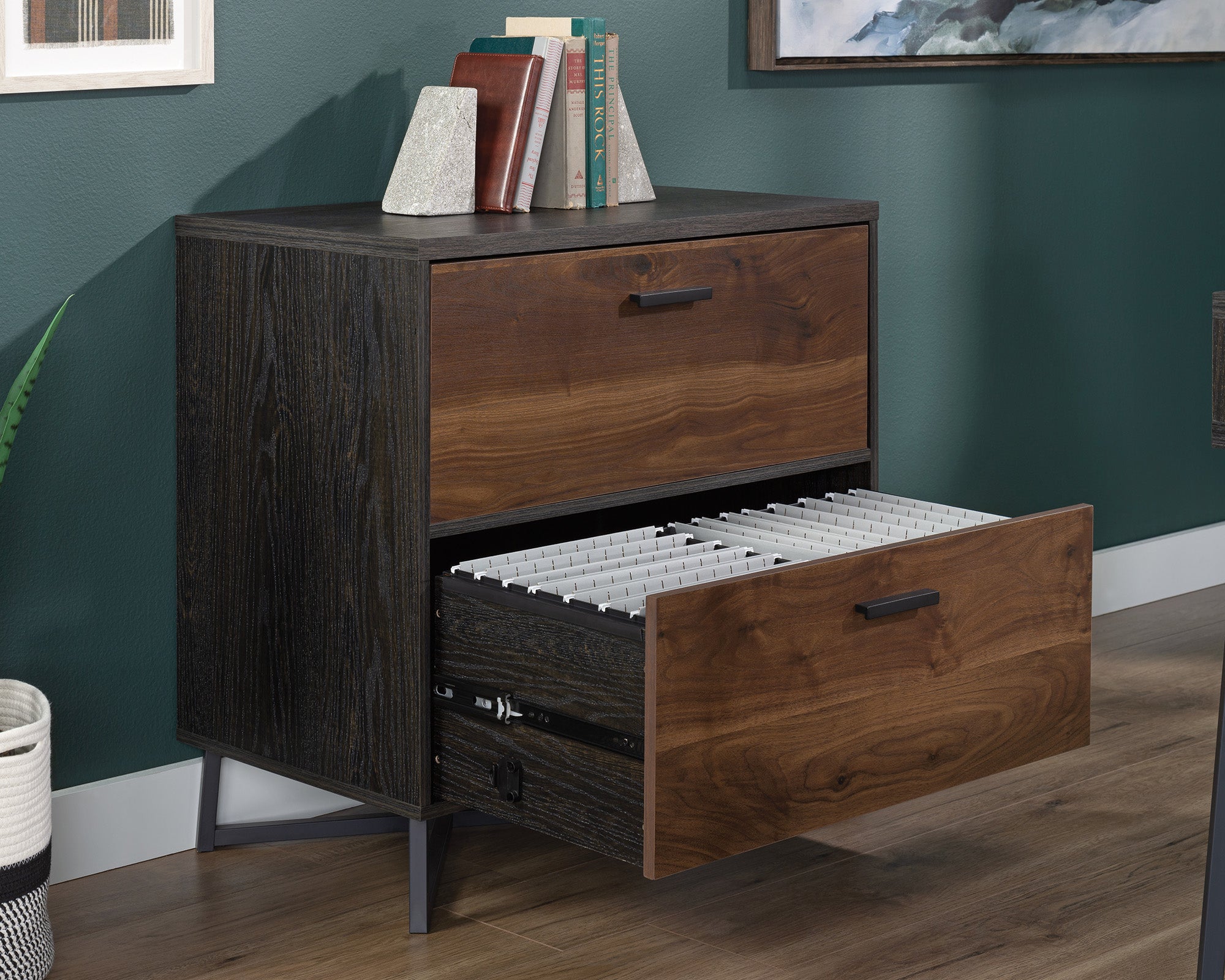 Canton Lane  2-Drawer Lateral File Cabinet in Brew Oak