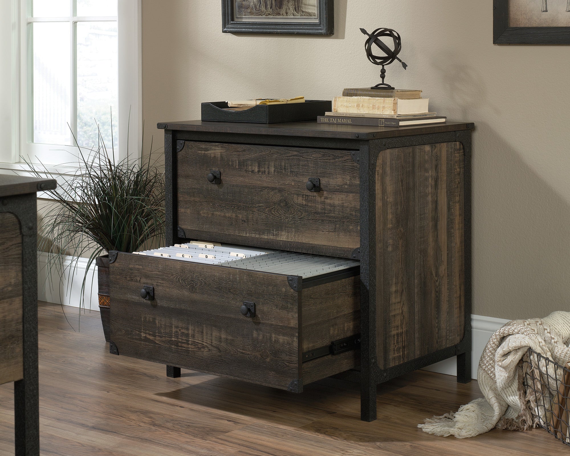 Steel River  2-Drawer Lateral File Cabinet in Carbon Oak