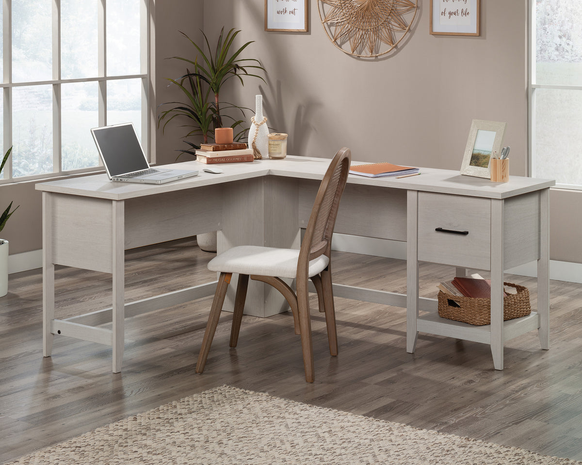 Summit Station  L-Shaped Home Office Desk with Drawer