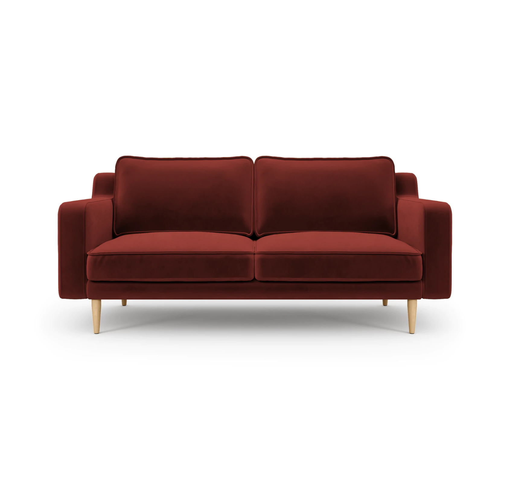 Modon Klem Slim Loveseat Red